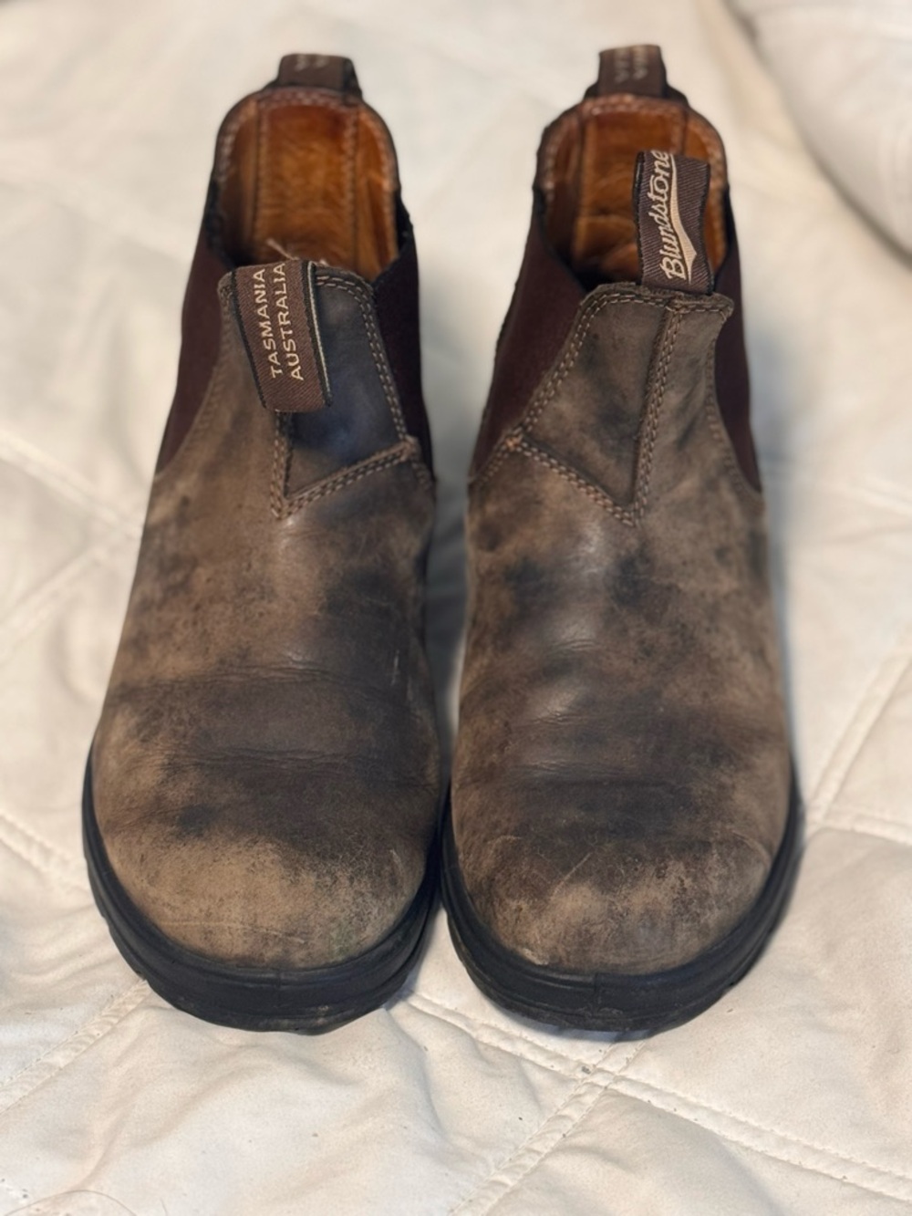 Blundstone Brown Leather Chelsea Work Boots